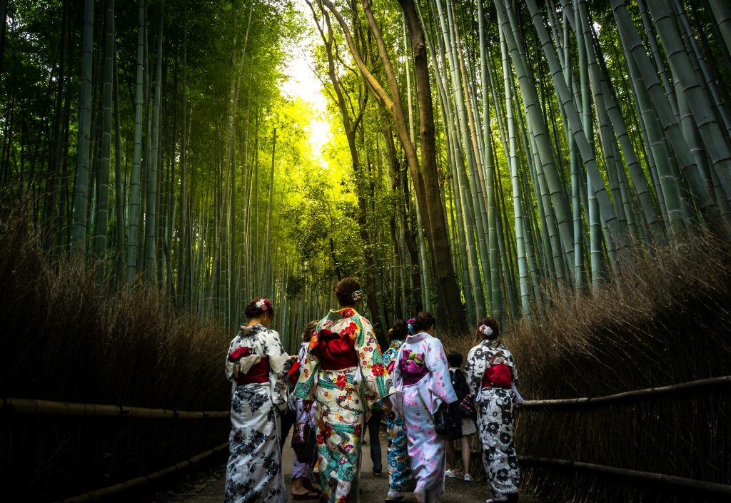 嵐山・竹林の道