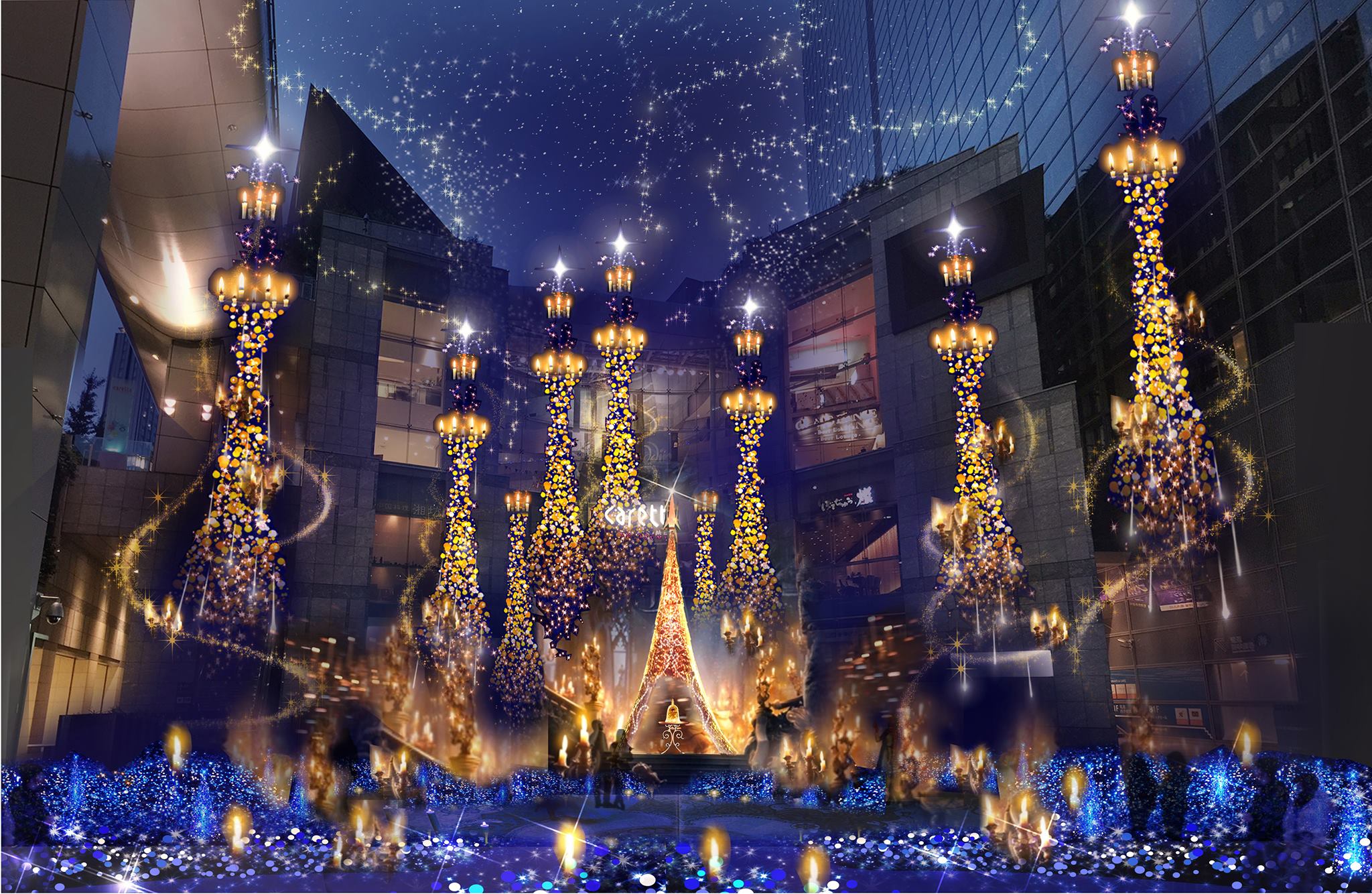 カレッタ汐留 イルミネーション